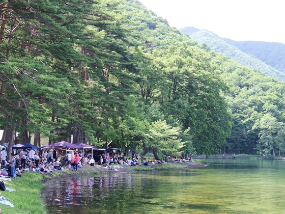 長野県・木崎湖で開催されたALPS BOOK CAMP